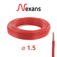 CABLE T.H 1.5 ROUGE INGELEC/NEXANS