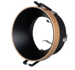 SPOT RETRAIT ROND ALUMINUM NOIR+GOLD