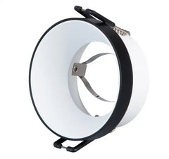 SPOT RETRAIT ROND ALUMINUM BLANC+NOIR