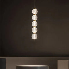 SUSPENSION LED 5 BOULES 18W 3000K