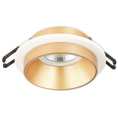 SPOT ROND ALUMINUM BLANC-DOREE