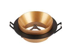 SPOT ROND ALUMINUM NOIR-DOREE