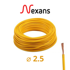 CABLE T.H 2.5 VERT/JAUNE INGELEC/NEXANS