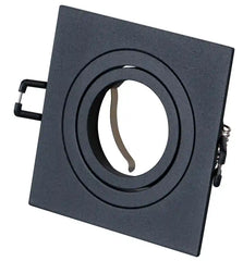 SPOT ORIENTABLE CARRE ALUMINUM NOIR