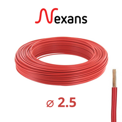 CABLE T.H 2.5 ROUGE INGELEC/NEXANS
