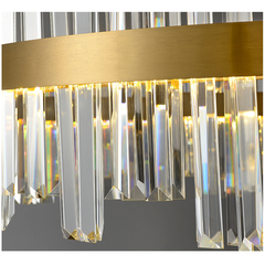 LUSTRE LED ROND PORTO GOLD