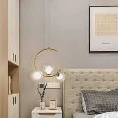 SUSPENSION DEMI CERCLE 3 BOULES