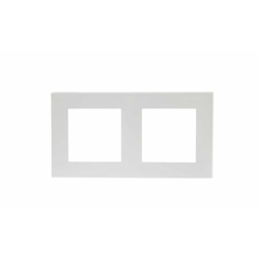 CADRE DOUBE 2 POSTE S-24 BLANC