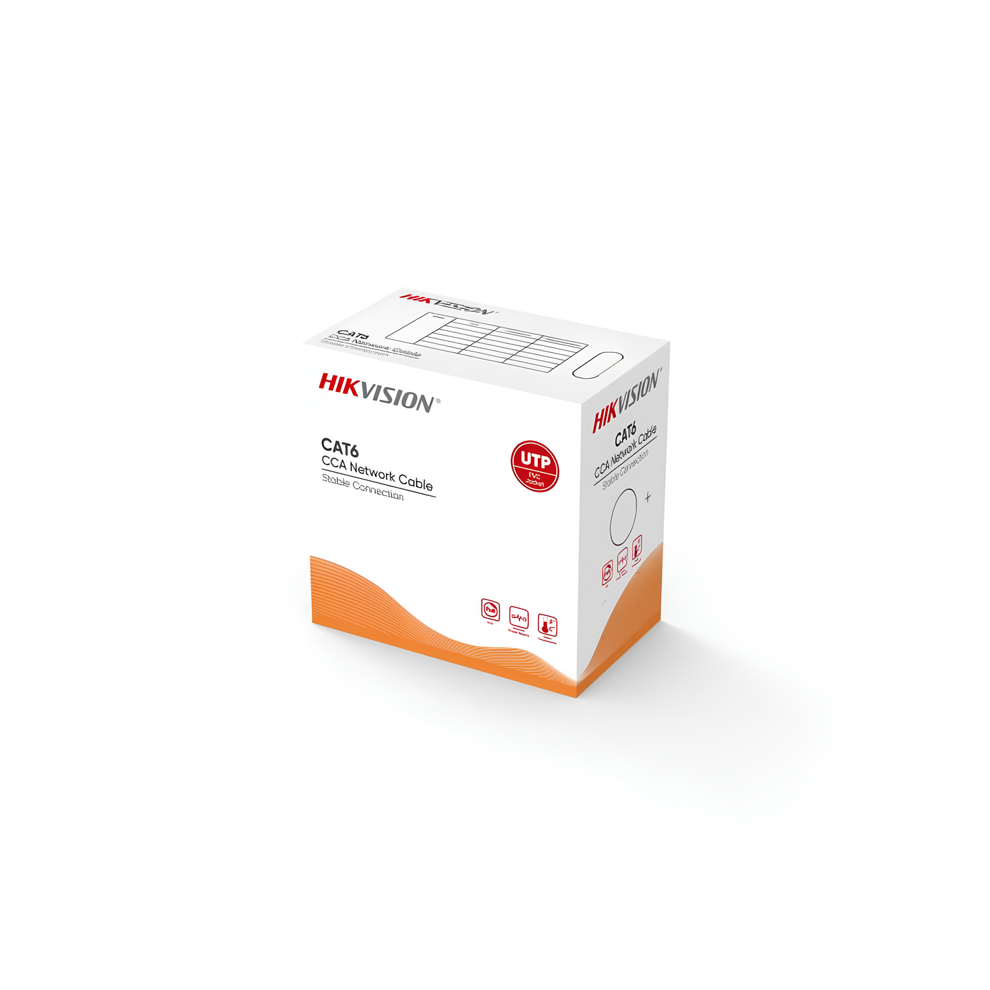 Câble réseau CAT6 U/UTP (CCA, 0,57 mm) - HIKVISION