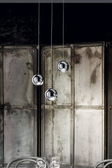 Suspensions chromées orientables Gold/Silver