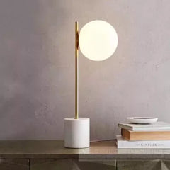 LAMPE DE TABLE MELANIA BLANC