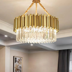 Lustre Rond en Cristal