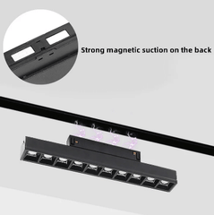Projecteur Compact 3000/4000°K pour éclairage sur rail magnétique
