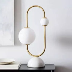 LAMPE DE TABLE MELANIA BLANC
