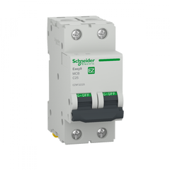 DISJONCTEUR MODULAIRE EASY9 2P. 25A COURBE C 4500A