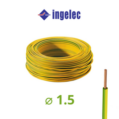 CABLE T.H 1.5 VERT/JAUNE INGELEC/NEXANS