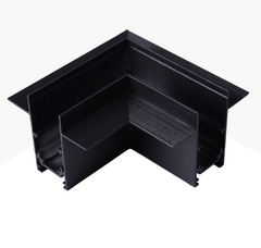 Coude 90° de rail apparente pour éclairage magnétique