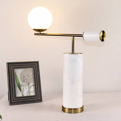 LAMPE DE TABLE MELANIA BLANC