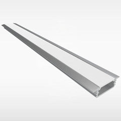 PROFIL ALUMINIUM ENCASTRE 2M SILVER