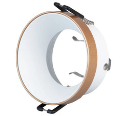 SPOT RETRAIT ROND ALUMINUM BLANC+GOLD