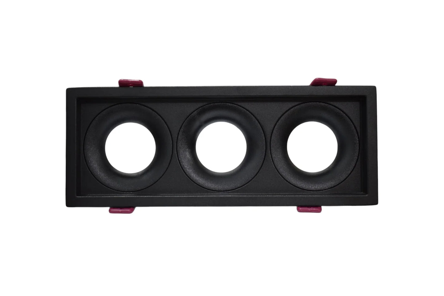 SPOT RETRAIT CARRE TRIPLE ALUMINUM + PC NOIR