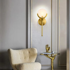 APPLIQUE MURALE EN MARBRE WHIETE