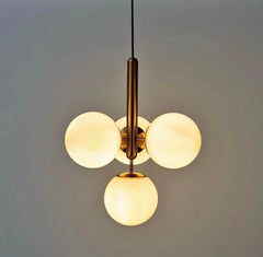 SUSPENSION  4 BOULES  WHITE