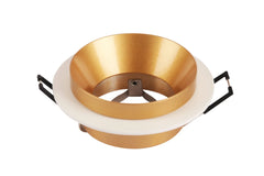 SPOT ROND ALUMINUM BLANC-DOREE