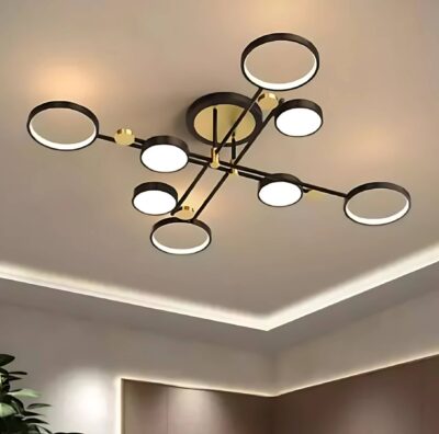 PLAFONNIER VULCANO NOIR