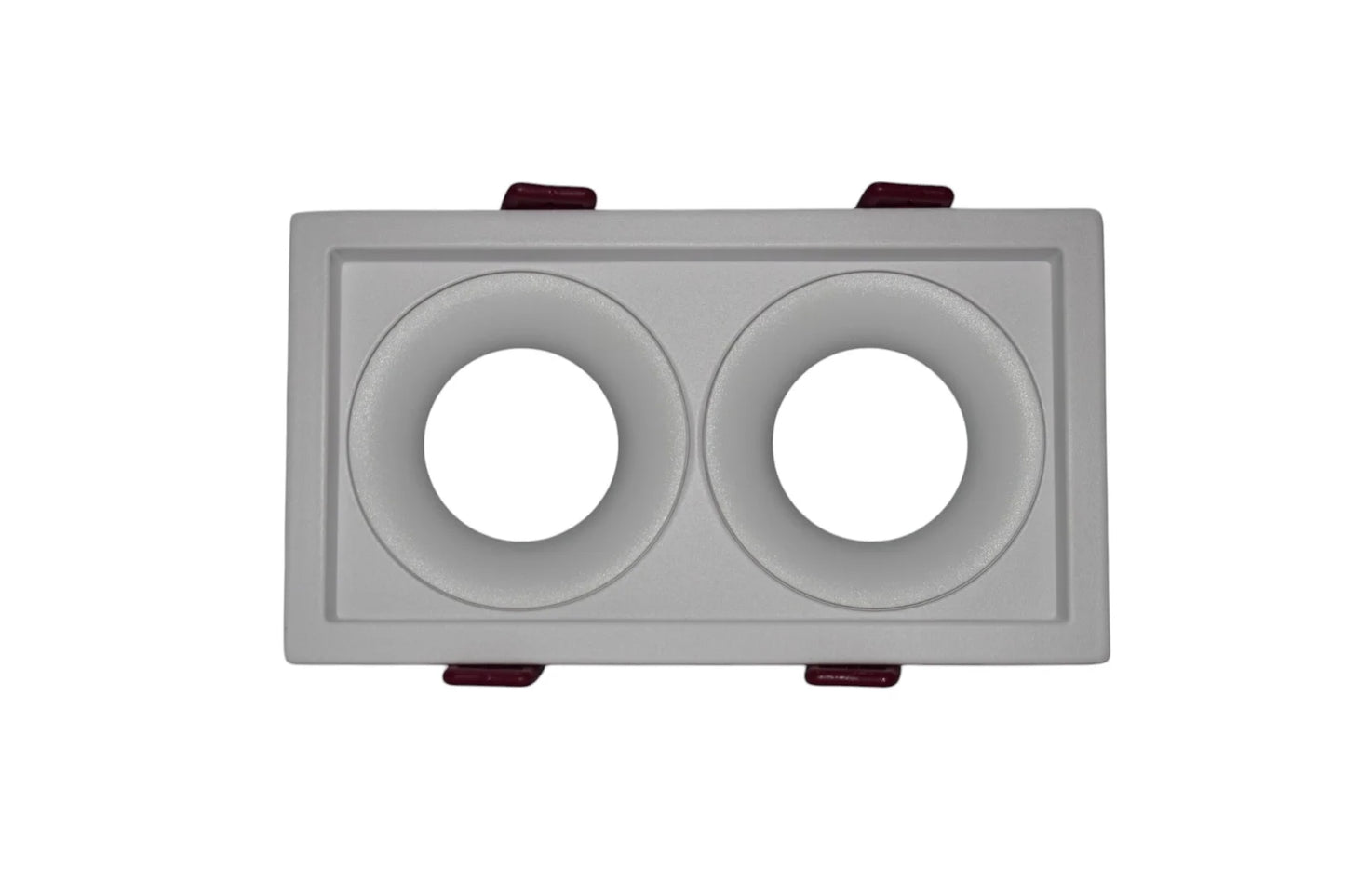 SPOT RETRAIT CARRE DOUBLE ALUMINUM+PC BLANC