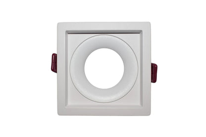 SPOT RETRAIT CARRE ALUMINUM+PC BLANC