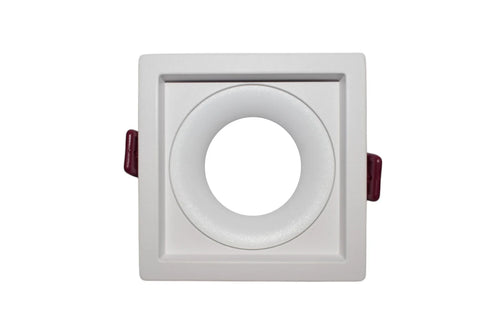 SPOT RETRAIT CARRE ALUMINUM+PC BLANC