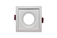 SPOT RETRAIT CARRE ALUMINUM+PC BLANC