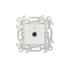 PRISE TV TYPE F S-24 BLANC