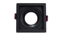 SPOT RETRAIT CARRE ALUMINUM+PC NOIR