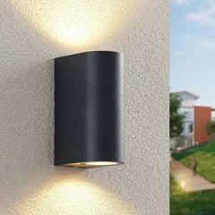 APPLIQUE EXTERIEUR IP65 2XGU10 ROND NOIR