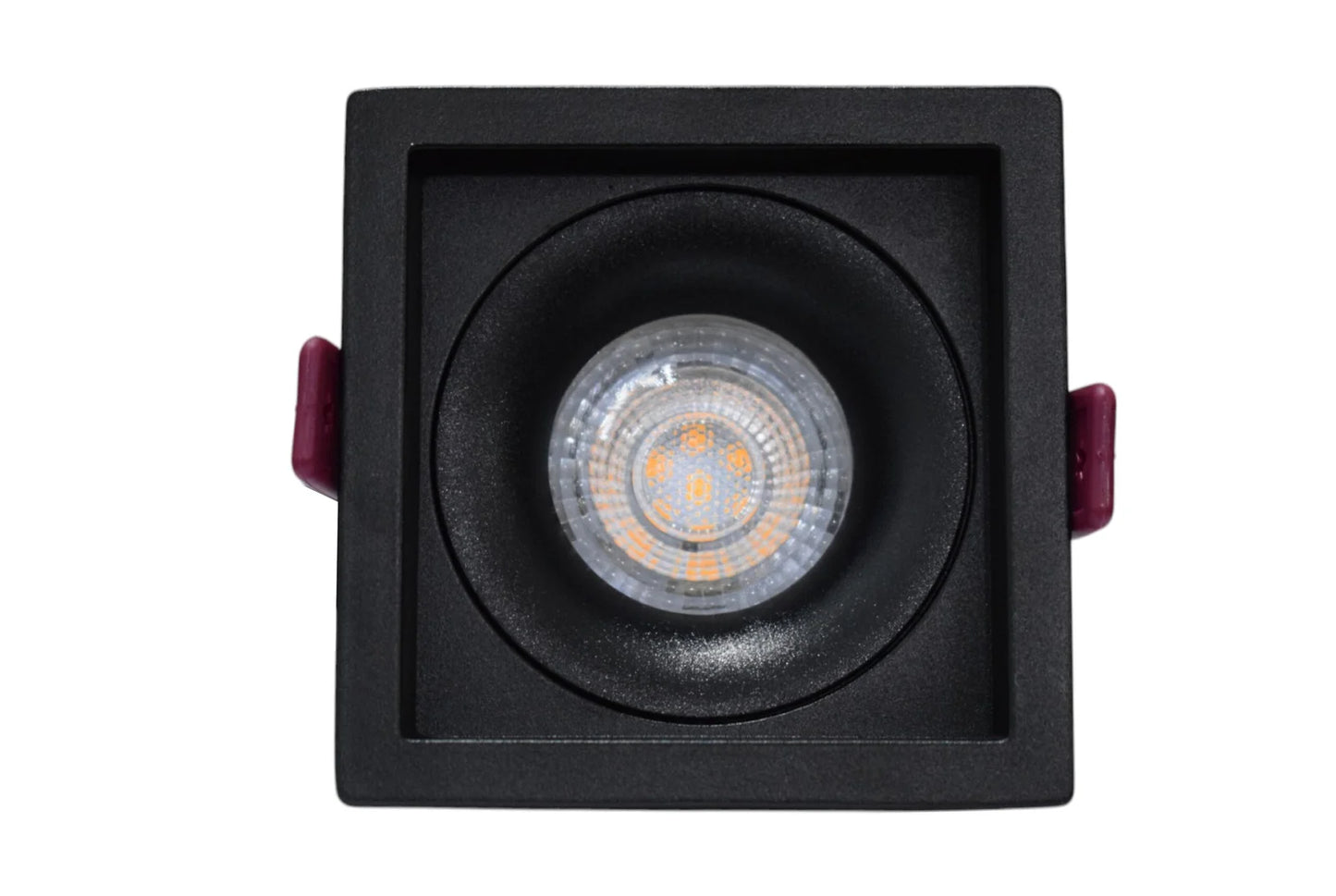 SPOT RETRAIT CARRE ALUMINUM+PC NOIR