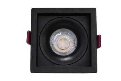 SPOT RETRAIT CARRE ALUMINUM+PC NOIR