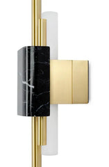 APPLIQUE MURALE EN MARBRE NATUREL NOIRE