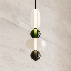 SUSPENSION EN VERRE SOUFFLE