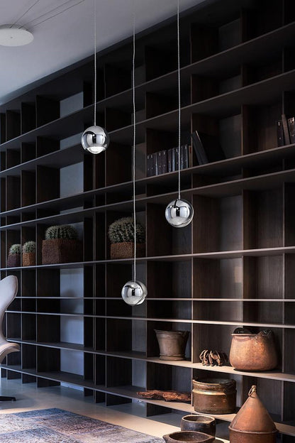 Suspensions chromées orientables Gold/Silver