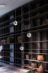 Suspensions chromées orientables Gold/Silver