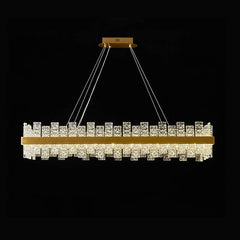 LUSTRE LED OVALE BANAO GOLD