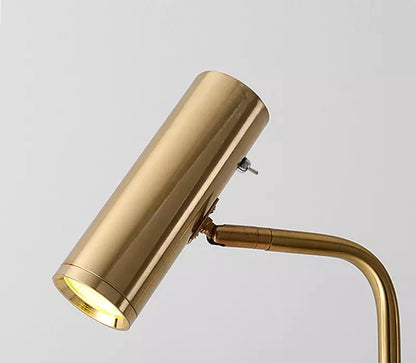 Lampadaire Minimaliste Vertical - Tête Mobile