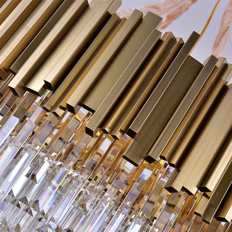 Lustre Rond en Cristal