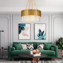 Lustre Rond en Cristal