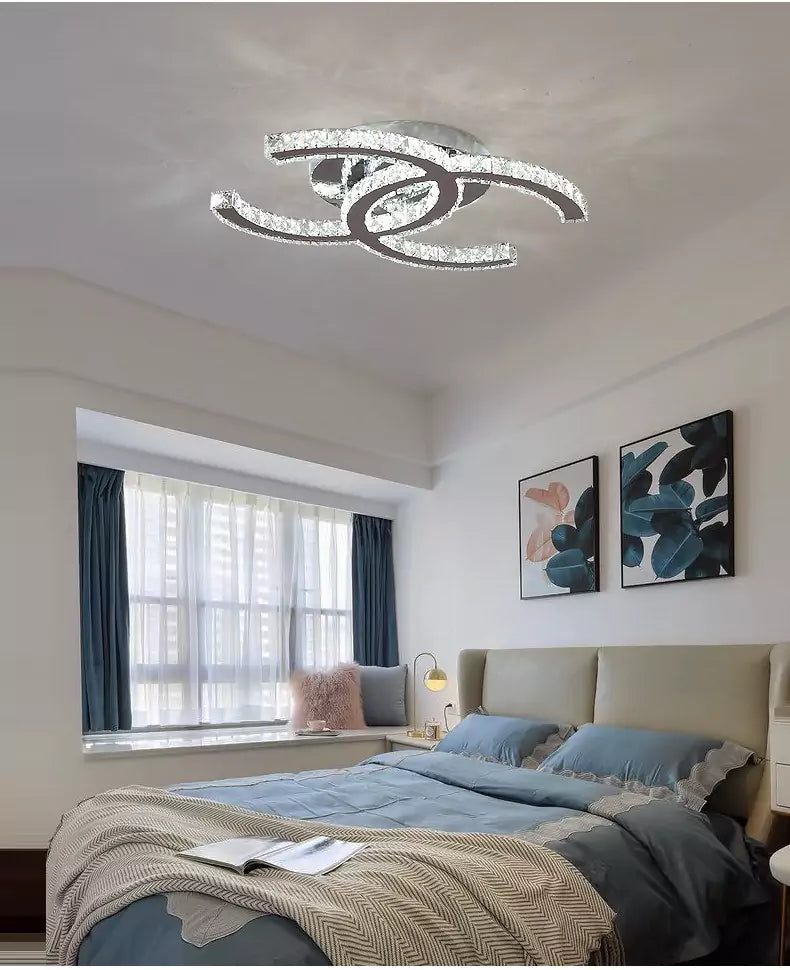 Plafonnier Chanel en Cristal