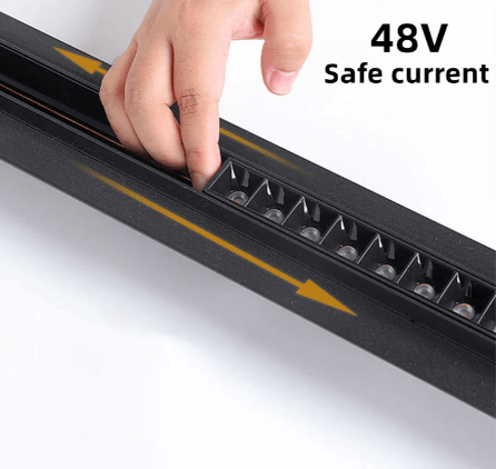 Projecteur Compact 3000/4000°K pour éclairage sur rail magnétique