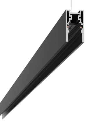 Rail magnétique apparent pour plafond à éclairage magnétique