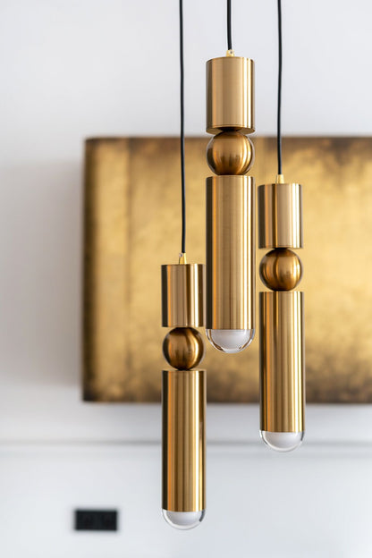 Suspensions en Laiton doré